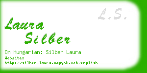 laura silber business card